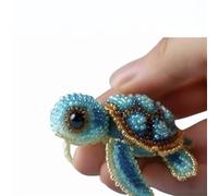 Xebular Octopus Bead Embroidery Kit - 3D Ocean Animals DIY, Starter Set for Beginners, Complete Beadwork Kit, Full-Color Step-by-Step Instructions Creative Handmade Gift for Lovers (Sea Turtles)