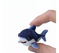 Xebular Octopus Bead Embroidery Kit - 3D Ocean Animals DIY, Starter Set for Beginners, Complete Beadwork Kit, Full-Color Step-by-Step Instructions Creative Handmade Gift for Lovers (Shark)