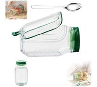 Xebular Salad Pod - Vertical Layering Salad Pod Built-in Bowl Design, Salads Container for Lunch, Simple and Easy to Use, Lightweight and Portable, Hold Salads and Fruit Jars (1)