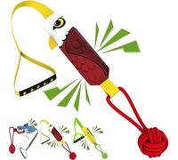Xebular Shark Tug of War Dog Toy, Interactive Heavy Duty Pull Squeaky Rope Toys for Medium Large Breed, Squeaky Dog Tug Toy for Outdoor Training, Boredom Relief, Energy Burning (Eagle)