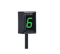 XEDLAMP 1-6 Gear Display Indicator Non-destructive Installation Motorcycle Accessories For ER-4F 2010-2012 Bike Gear Indicator Display(BLACK Green)