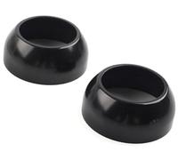 XEDLAMP 2Pcs Front, for K Shock Absorb Boot Cap Covers Aluminium Black, for Dyna Convertible, for forFXDS-CONV Low Rider, for Forfxdl motorbike fork top cap