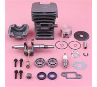 XEDLAMP 38mm Cylinder Piston Kit, for, MS180 018 MS 180 Crankshaft Crank Bearing Oil Seal Engine Pan Chainsaw Replacement Part Carburetor Replacement Kit