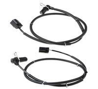 XEDLAMP Auto ABS Sensor MR569411 Front Left, for MR569412 Front Right, for, for Montero, for Pajero Engine Speed Sensor(BLACK A Pair)