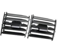 XEDLAMP car dashboard vent clip holder Ac Front Grille Console Vent, for Vw, for Golf 7 7.5, for Mk7, for Mk7.5 2013 2014 2015-2019 Car Rear Air Conditioner Outlet Conditioning(BLACK 1PAIR)