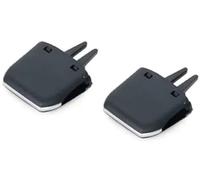 XEDLAMP car dashboard vent clip holder Ac Front Grille Console Vent, for Vw, for Golf 7 7.5, for Mk7, for Mk7.5 2013 2014 2015-2019 Car Rear Air Conditioner Outlet Conditioning(BLACK 2PCS)