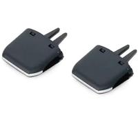 XEDLAMP car dashboard vent clip holder Air Grille Rear Ac Vent, for Vw, for Golf 7 7.5, for Mk7, for Mk7.5 2013 2014 2015 2016-2019 Car Conditioner Outlet Conditioning Vents Tab(BLACK 2PCS)