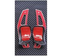 XEDLAMP car Gear Shift Paddle for Octavia, for A7 Mk3 5E Rs VRS, for Superb B8 Car Steering Wheel Shift Paddle Extend Shifters Sticker Gear(Black for Type B Red)