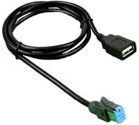 XEDLAMP Car Stereo Wiring Harness Car Usb, for Audio Interface Cable 4 Pin to, for Nissan Models, Fordirect Connect Cd Player 120Cm