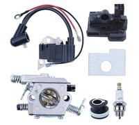 XEDLAMP Carburetor Ignition Coil Intake Housing Cover Set, for, ms180 ms180 ms170 018 017 Gas Chainsaw Replacement Parts Carburetor Replacement Kit