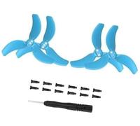 XEDLAMP Drone Accessories, for Gimbal Camera Bumper Protector, for, for Avata 2, Combo Anti-collision Bar Protection Guard, for Aluminum Alloy Accessories Drone Bumper(BLACK For 1pair Blue)