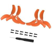 XEDLAMP Drone Accessories, for Gimbal Camera Bumper Protector, for, for Avata 2, Combo Anti-collision Bar Protection Guard, for Aluminum Alloy Accessories Drone Bumper(BLACK For 1pair Orange)