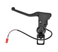 XEDLAMP Electric Scooter Handbrake Assembly Brake Lever, for Xiaomi, Electric Scooter Elite Left Handlebar Handle with Folding Hook Bell Ring Replacement(with Steering)