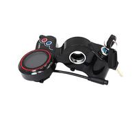 XEDLAMP electric scooter meter panel Dashboard Throttle 48v 6 Pin Display, for Zero, 8 9 10 8x 10x 11x Electric Scooter Display Instrument with Key(6-pin with Key)
