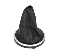 XEDLAMP GAITOR Shift Boot Gaiter Frame Matte Chrome, for Ford, for Fiesta, MK6 02-08 Gear Shift Cover Gear Shifts KNOB Fusion Transit Connect Gear Shift Boot(Black Gear Boot)
