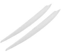 XEDLAMP Headlight Eye Lid, for Golf 7, for Mk7 Gti R 2013-2018 Head Light Lamp Eyelids Eyebrow Decoration Car Styling Trim Accessories car headlight eyebrow trim(White)