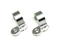 XEDLAMP Motorcycle Accessorie Rear Brake Line Hose Cable Guide Clamp CRF230L CRF230M CRF250L CRF300L CRF300 CRF 300 250 Rally Brake Hose Clamp(Silver)