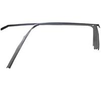 XEDLAMP Roof Weatherstrip Sea Car Door Edge Protector Window Upper Rubber Strip Sealing Glass Lifter Guide Groove Mud Trough, for Peugeot 2008(Black Front Left)