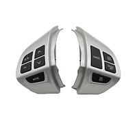 XEDLAMP Steering Wheel Switch Audio Radio Control, for Mitsubishi, Lancer EX 10 Lancer X Outlander ASX Colt Pajero Sport Steering Wheel Switch(Silvery)