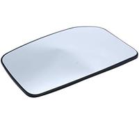 XEDLAMP Wing Mirror Lens Front Door Wing Mirror Glass Left Passenger Side Compatible, for Transit Mk6 Mk7 2000-2013(BLACK Left Passenger Side)