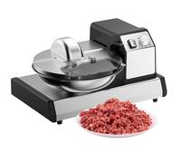 XEEAOFE 220V Commercial 5.5L Meat Vegetable Food Processor Cutter Machine 250W Stainless Steel Blade Electric Vegetable Chopper, Cutting Meatball Beater Grinder
