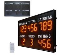 XEEAOFE 37 * 64in Baseball Scoreboard, Digital Scoreboard with Controller, Portable Electronic Scoreboard for Volleyball Baseball Table Tennis Indoor Sports Games