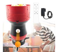 XEEAOFE Automatic Ping Pong Ball Machine - Holds Approximately 90 Balls, Cordless Control, Multiple Serving Modes, Removable Ball Storage Tank, Portable Ping Pong Machine