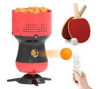 XEEAOFE Automatic Table Tennis Machine, Ping Pong Ball Pitching Machine Multiple Serving Modes for Gyms, Schools, Training Centers