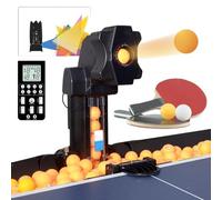 XEEAOFE Automatic Table Tennis Machine with Spin, Recycling Net and 300 Ball Capacity, for Personal Training and Practice