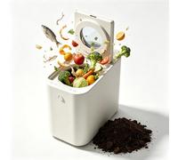 XEEAOFE Electric Food Recycler, 4.5L Smart Compost Bin for Kitchen Countertop, Odorless & Quiet Operation, Auto-Cleaning, LED Display - Turns Food Waste into Fertilizer for Home