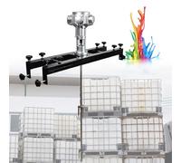 XEEAOFE IBC Tote Mixer Agitator, Pneumatic Air Agitator with Folding Propeller and Support Hanger, for Liquids, Resin, Adhesive Dissolution