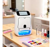XEEAOFE Nail Art Printer Machine, 3D Digital Mobile Printer with Touch Screen, Fast Drawing in 10 Seconds, for Weddings, Girls‘ Home Nails, and Nail Art Studios