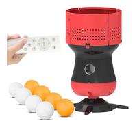 XEEAOFE Table Tennis Robot - Cordless Control, 90 Ball Reserves, Removable Ball Storage Tank, Automatic Ping Pong Machine, Table Tennis Toss Machine
