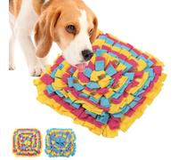 XEERUN 2PCS Snuffle Mat for Dogs, 35 x 35cm Dog Snuffle Mat, Puppy Slow Feeding Training Mat, Encourages Natural Foraging Skills, Smell Training, Relieve Boredom, for Small Medium Dogs Puppies
