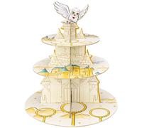 XEFINAL 3-Tier Magical Cupcake Stand - Wizard Birthday & Halloween Party Cake Stand - Gift for Magical Lovers (Birthday Styles)