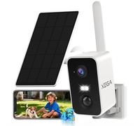 Xega 4G Portable Security Camera with 10,000 mAh Battery,180° Rotation Wireless Solar Camera, PIR Motion Detection, Two-Way Talk, Cloud/SD Storage, IP66,for RV/Camping/Travel/Picnic/Temporary Parking