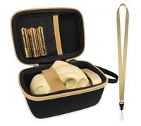 XEGIMOR Hard Carrying Case Compatible with Bitzee Jurassic World Interactive Dinosaur Digital Pets, Protective Case and Lanyard Accessories (Black)