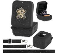 XEGIMOR Silicone Case for Bitzee Harry Potter Interactive Toy Digital Pet, Protective Cover for Harry Potter Bitzee Virtual Electronic Pets Accessories (Black Case)