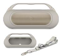 XEGIMOR Silicone Cover Case Compatible with Beats Pill 2024 Portable Bluetooth Speaker, Protective Carrier Holder Accessories Compatible with Beats Pill Speaker (Grey Silicone Case)