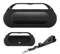 XEGIMOR Silicone Cover Case Compatible with Beats Pill 2024 Portable Bluetooth Speaker, Protective Carrier Holder Accessories Compatible with Beats Pill Speaker (Black Silicone Case)