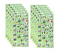 Xeihuul Cute 3D Stickers | Long Lasting Reusable Fun 3D Panda Decals,Cute Laptop Stickers,for Kids Family Friends Indoor Outdoor Fridge Planner Home Car