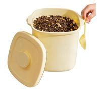 Xeihuul Dog Food Storage - 10L Sealed Treat Dispenser - Dust-proof Vacuum Animal Food Storage Containers,for Cereal Flour Soybean Kitchen Pantry Home Garage Barn