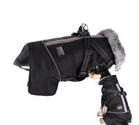Xeihuul Dog Winter Jacket - Reflective Dog Fleece Coat,Waterproof Windproof Dog Costume, Pet Apparel, Adjustable Christmas Dog Vest for Skiing, Walking