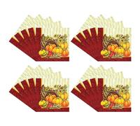 Xeihuul Halloween Dinner Napkins, Thanksgiving Pumpkin Napkins, 20 Halloween Paper, Thanksgiving Pumpkin Paper for Party Bathroom