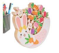 Xeihuul Stacking Toys Cute Balance Bunny Fine Motor Educational Toys
