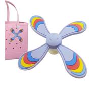 Xeihuul Windmill Shoe Charm | Cartoon Decorative Pinwheel Shape Charm | Funny Slides Shoe Accessories, Colorful Windmill Pins Decor for Boys, Girls