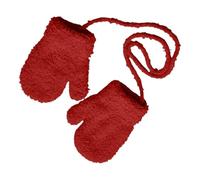 Xeihuul Winter Gloves | Warm Mittens String Plush Gloves,Thermal Anti-Loss Cold Weather Protection Accessories for 1-3 Years Old Boys Girls Kids Children Son Daughter
