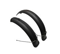 XEIJAYI Bike mudguards, Bicycle Fender Set 20x4.0 inch Wide Front Rear Mudguards MTB Off-Road Fat Tire Bike Wings Full Coverage Bike Plastic Bike Mud Guard Fenders for MTB(Gray)