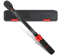 XEIMILE 1/2" Torque Wrench - 72 Tooth Adjustable Torque Wrench with Two Range Scales, 3% High Accuracy for Bicycle, Motorcycle and Car Repair