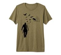 Xeire Viking Ragnar Lothbrok Valhalla Odin Ravens Premium T-Shirt